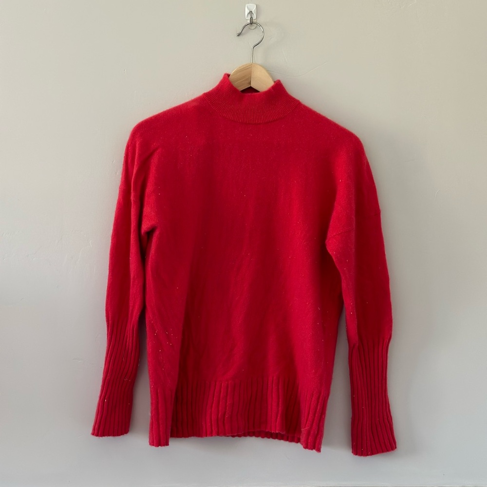 Red Turtleneck Sweater